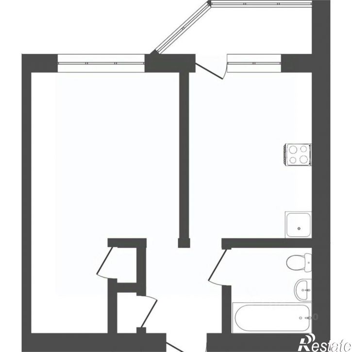 1-комн квартира Газопромысловая улица, 1 к1,  д. 1 к1