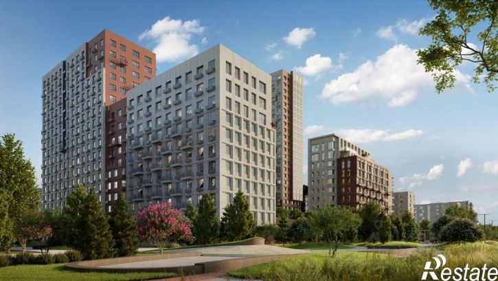 3-комн квартира в новом доме Береговая улица, 100 к2,  д. 100 к2