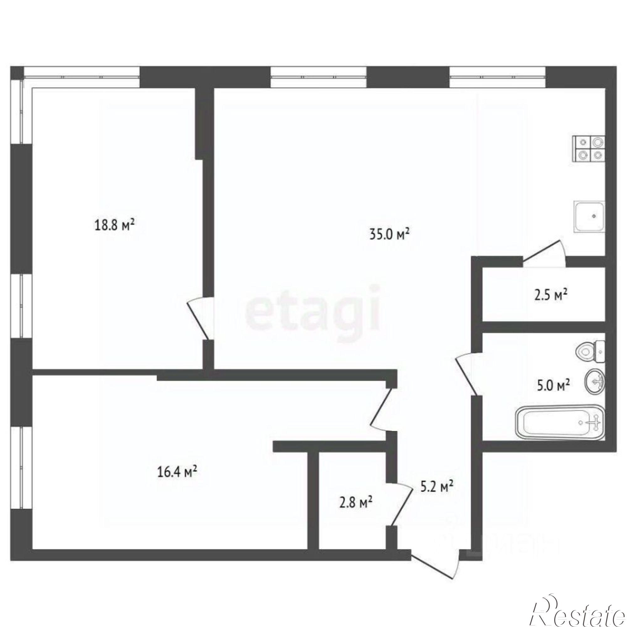 Купить квартиру за 11 200 000 рублей на улица Мельникайте, 30 к2