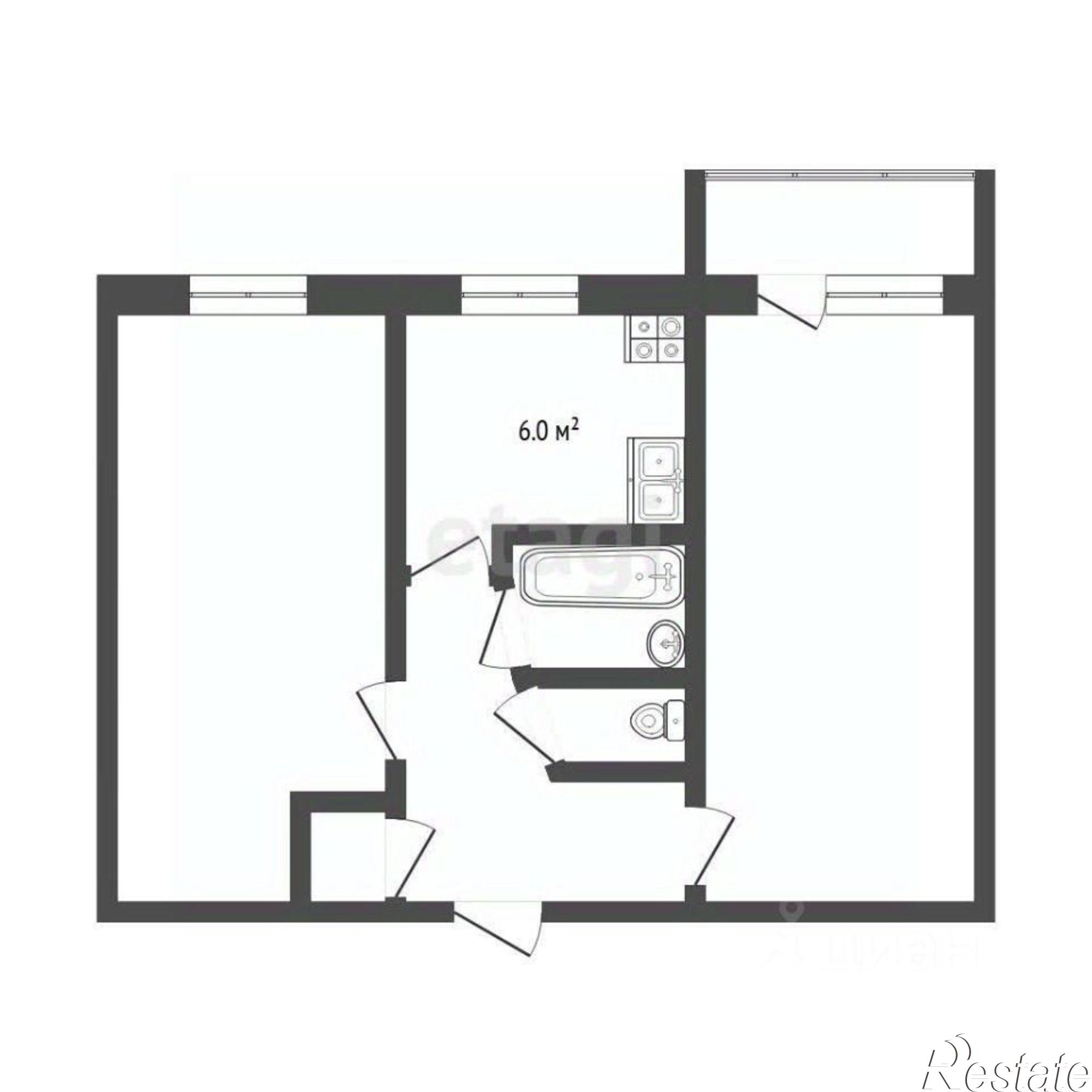 Купить квартиру за 3 950 000 рублей на Волгоградская улица, 113