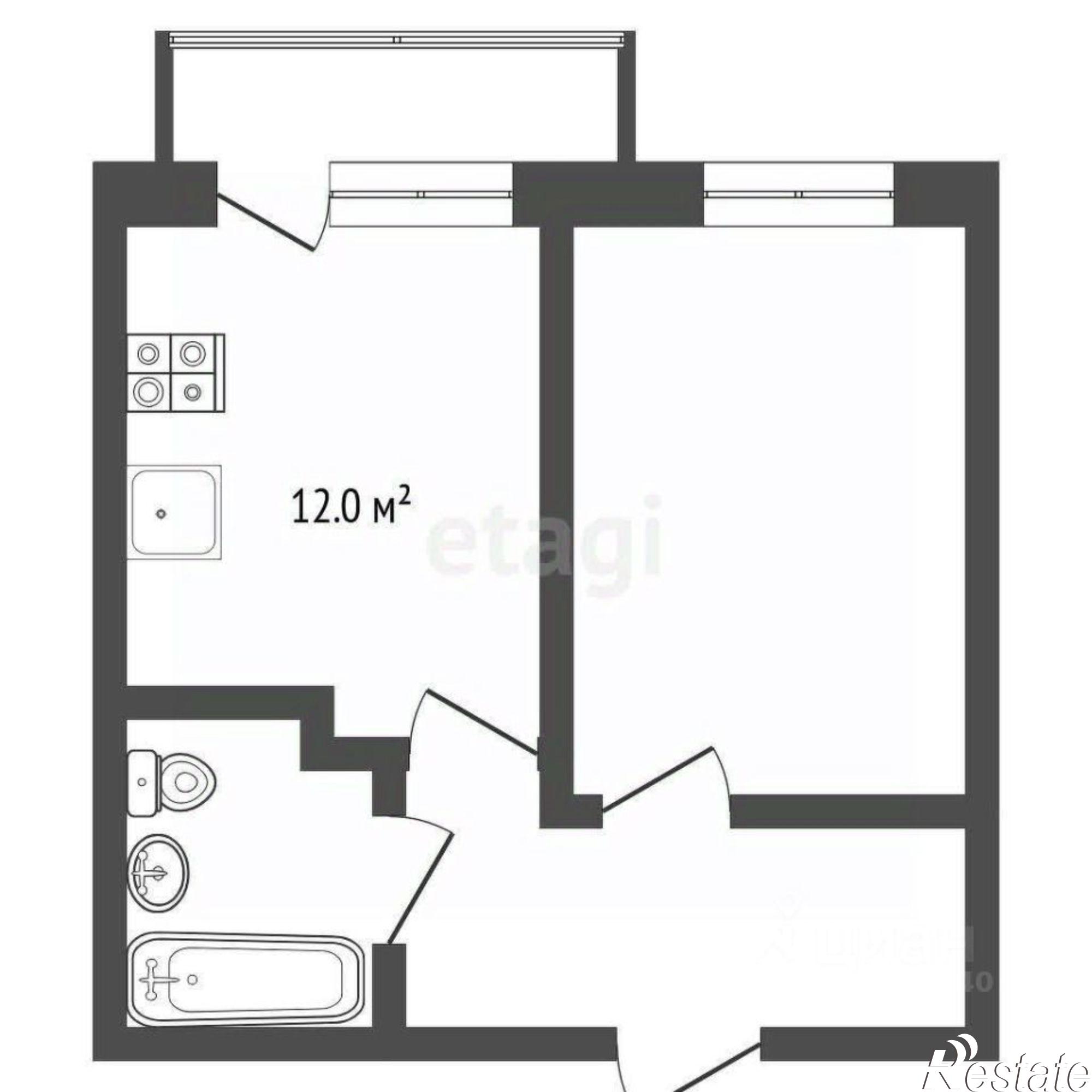 Купить квартиру за 4 000 000 рублей на Газопромысловая улица, 8