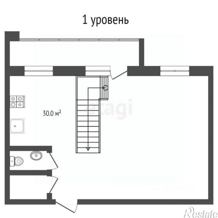 3-комн квартира улица Самарцева, 30,  д. 30