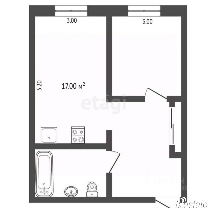 1-комн квартира ул Демьяна Бедного, 83 1,  д. 83 1,  к. 1
