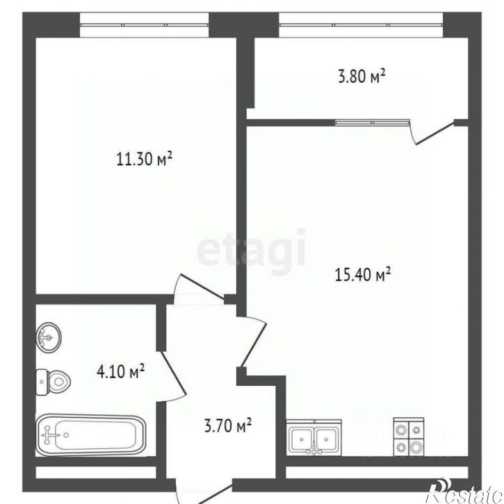 1-комн квартира Интернациональная улица, 199А,  д. 199А