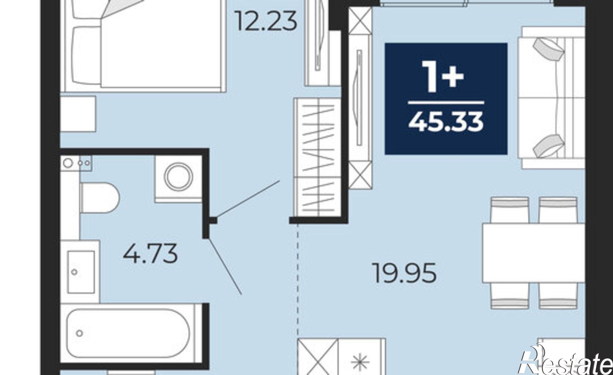 Купить квартиру за 6 011 410 рублей на ул Камчатская, 142