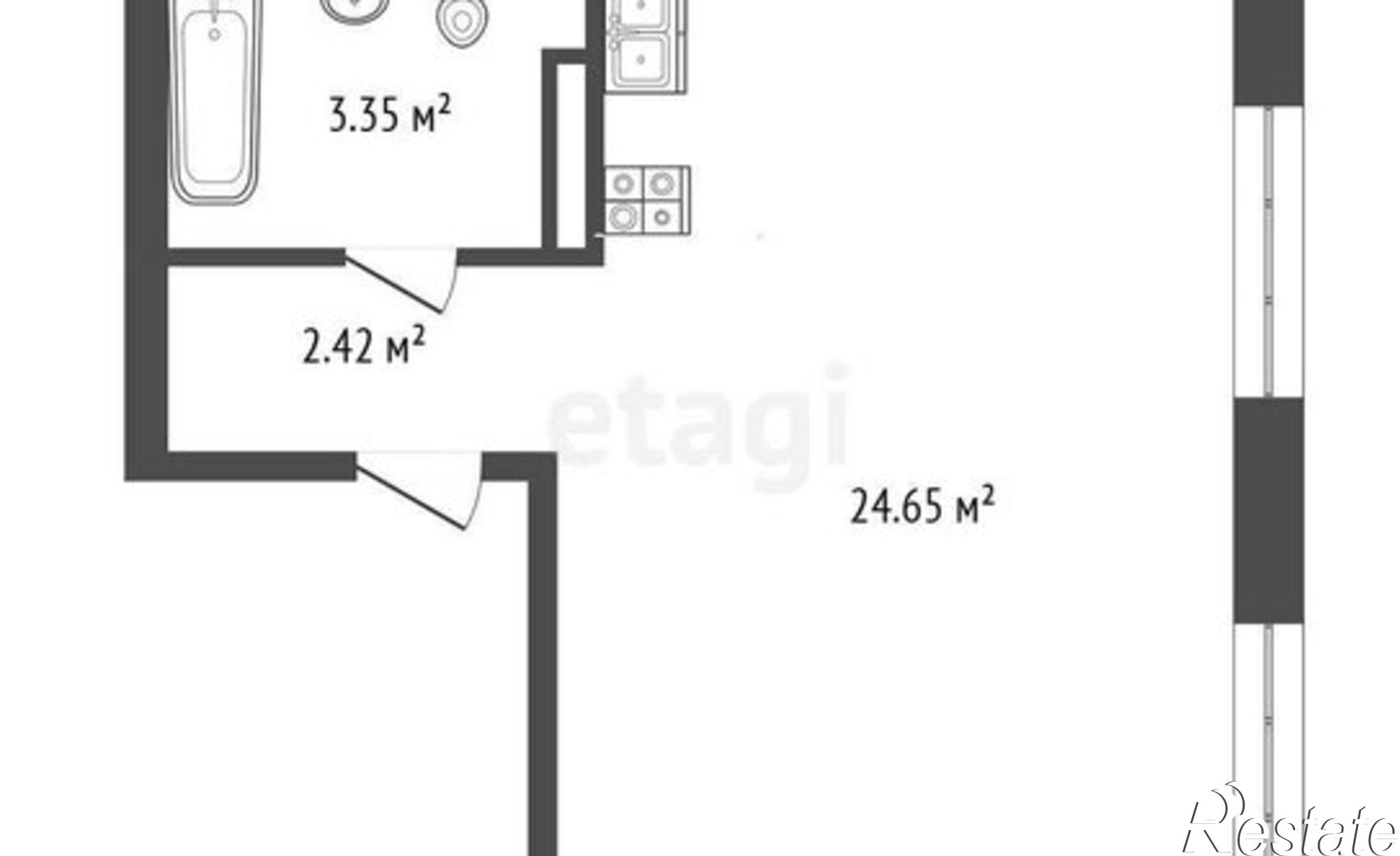 Купить квартиру за 4 090 000 рублей на ул Ставропольская, 97 2
