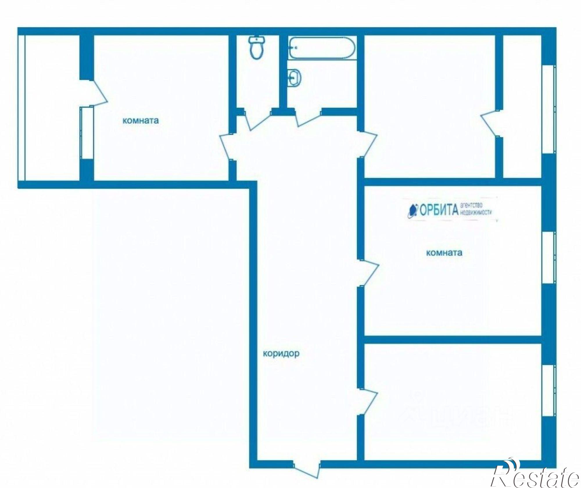 Купить квартиру за 5 700 000 рублей на улица Мельникайте, 136