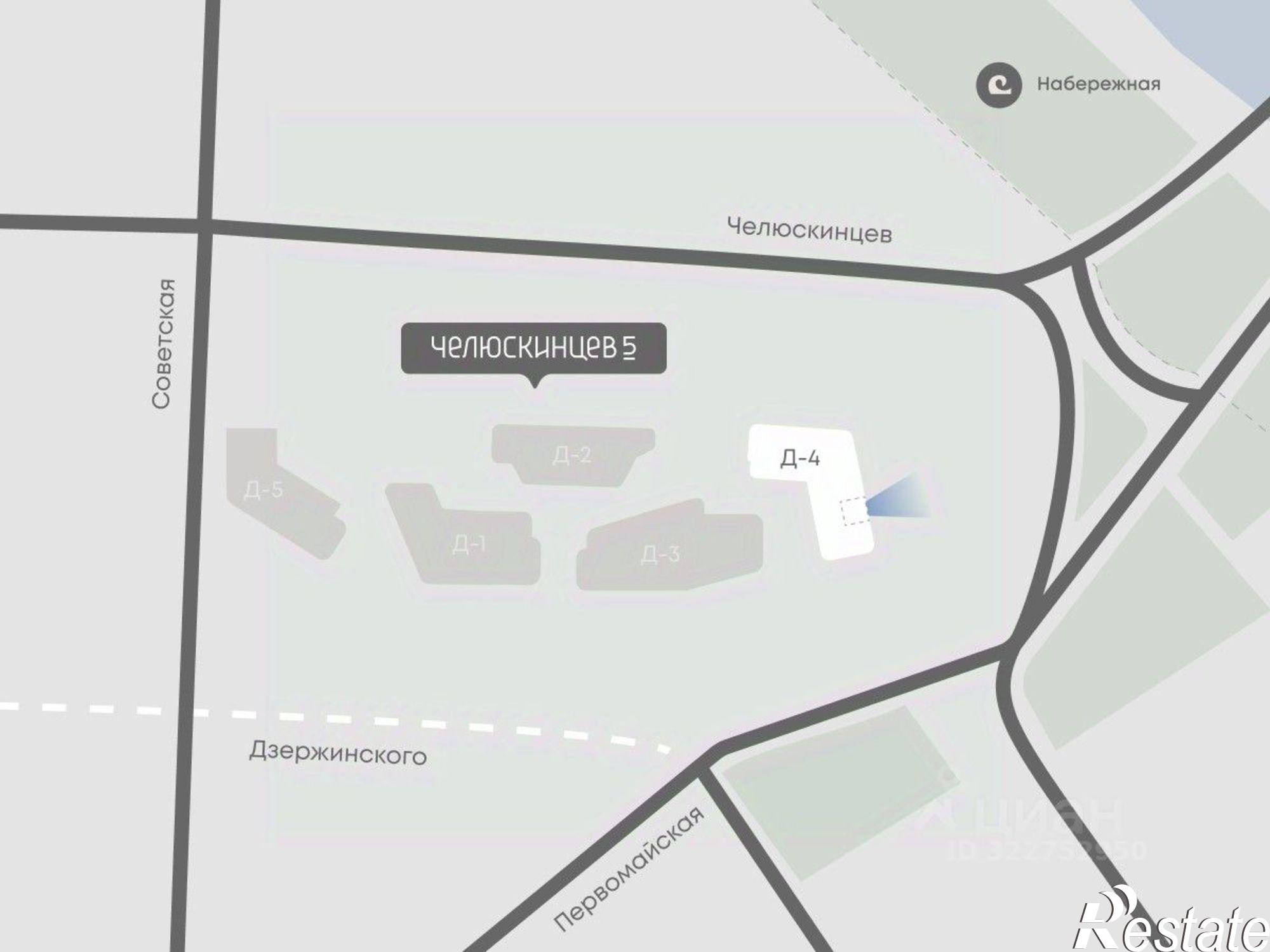 Купить квартиру за 19 330 000 рублей на улица Челюскинцев, 5