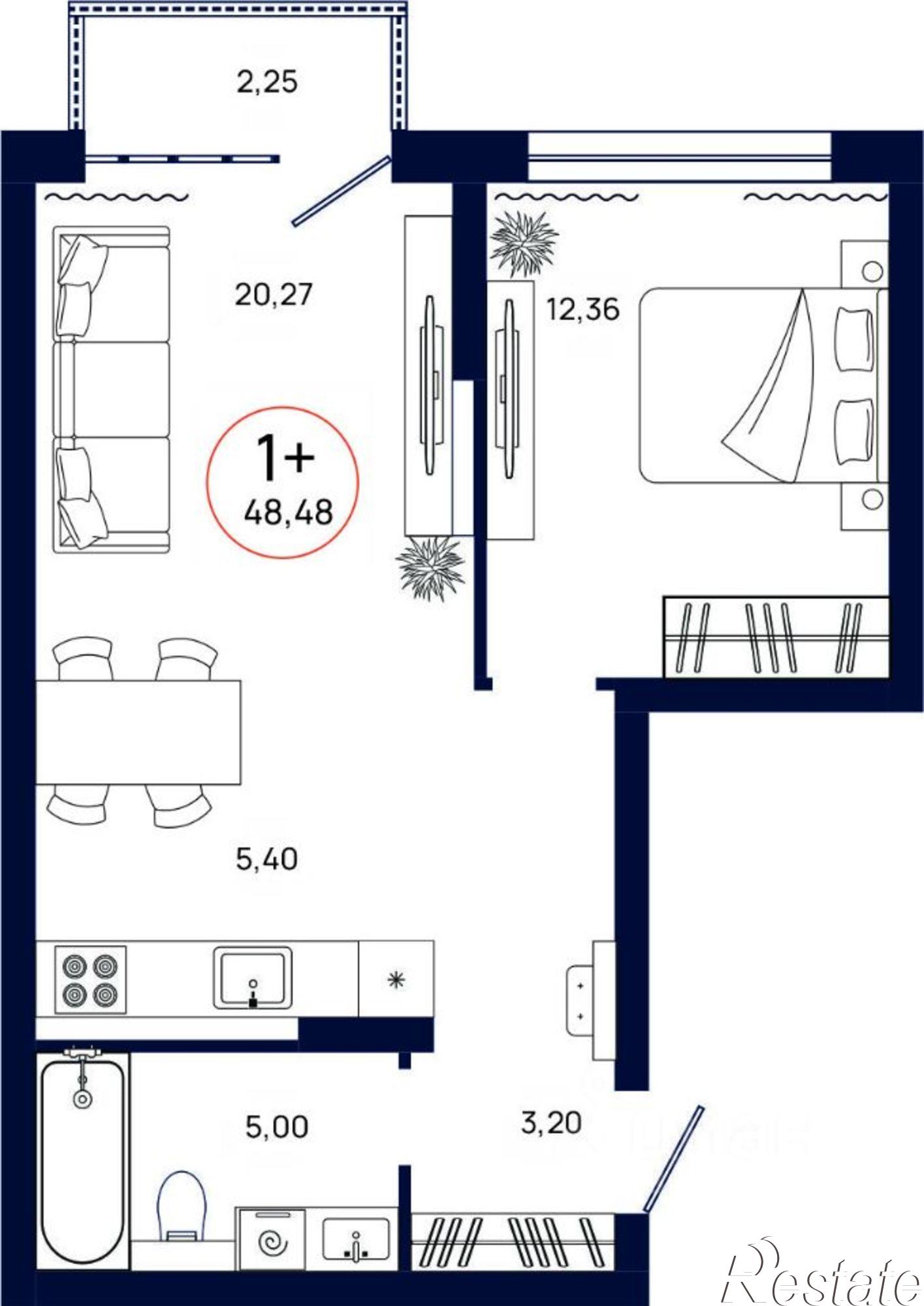Купить квартиру за 6 400 000 рублей на ул Западносибирская, 41