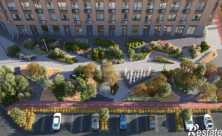 2-комн квартира в новом доме улица Андрея Бушуева, 1к1