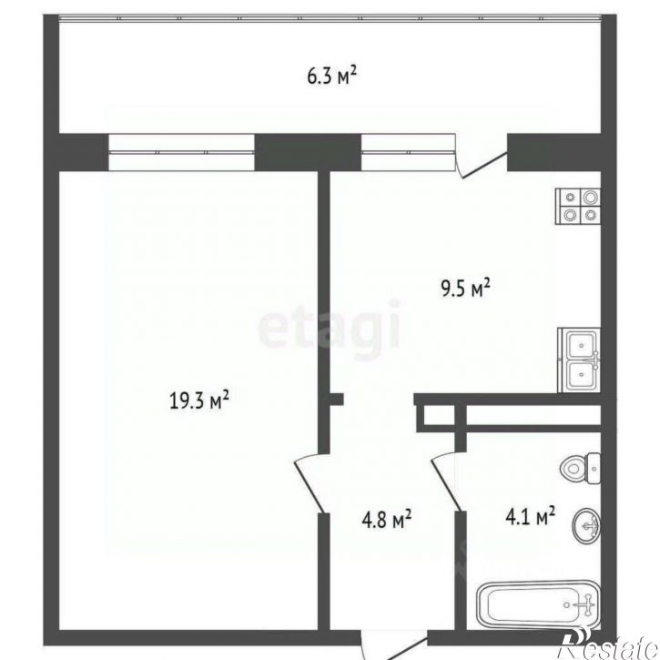 1-комн квартира ул Дружбы, 73 1,  д. 73 1,  к. 1