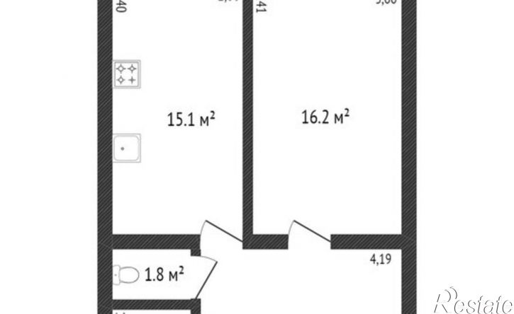 1-комн квартира улица Салтыкова-Щедрина, 58,  д. 58