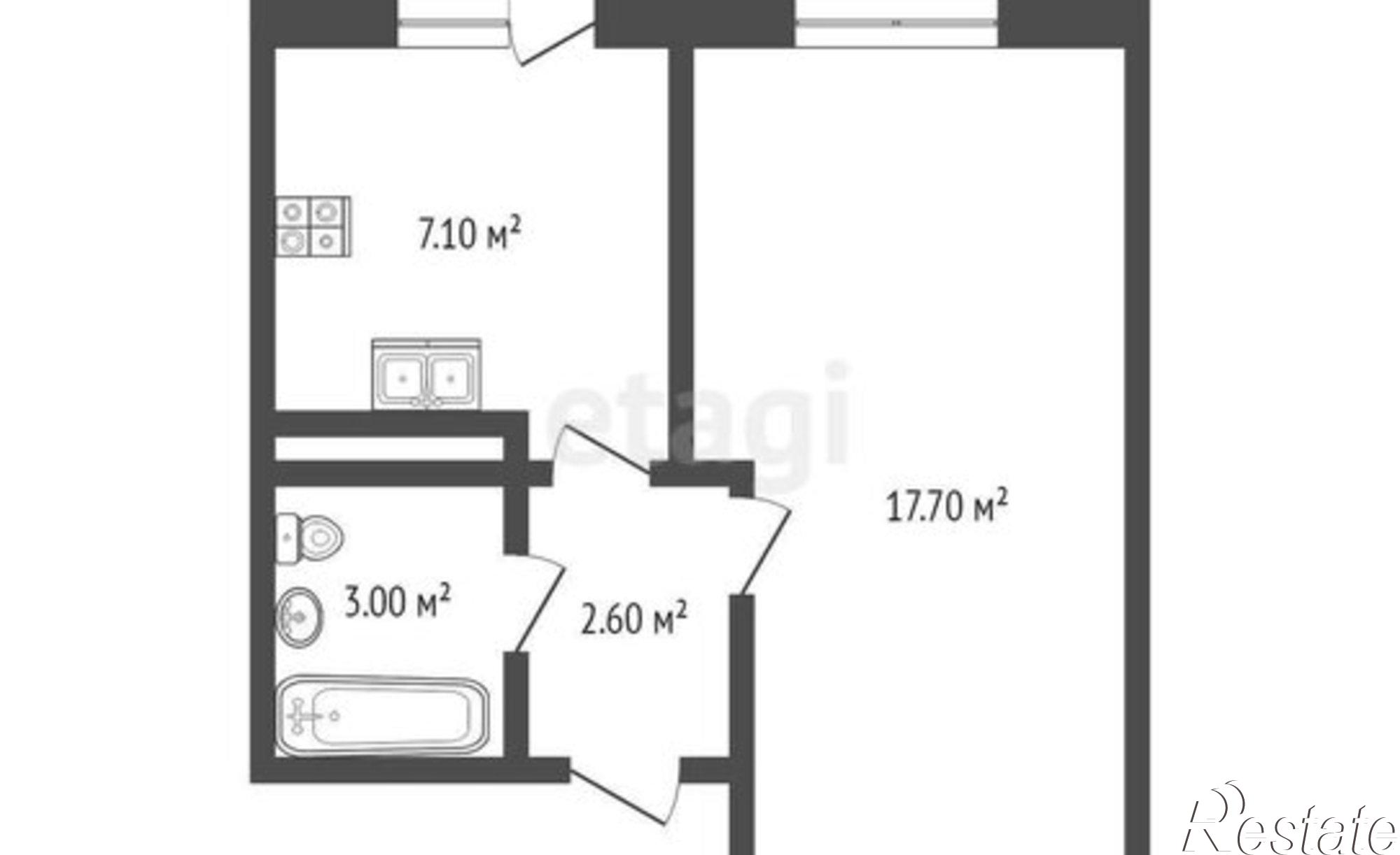 Купить квартиру за 2 990 000 рублей на Беловежская улица, 17
