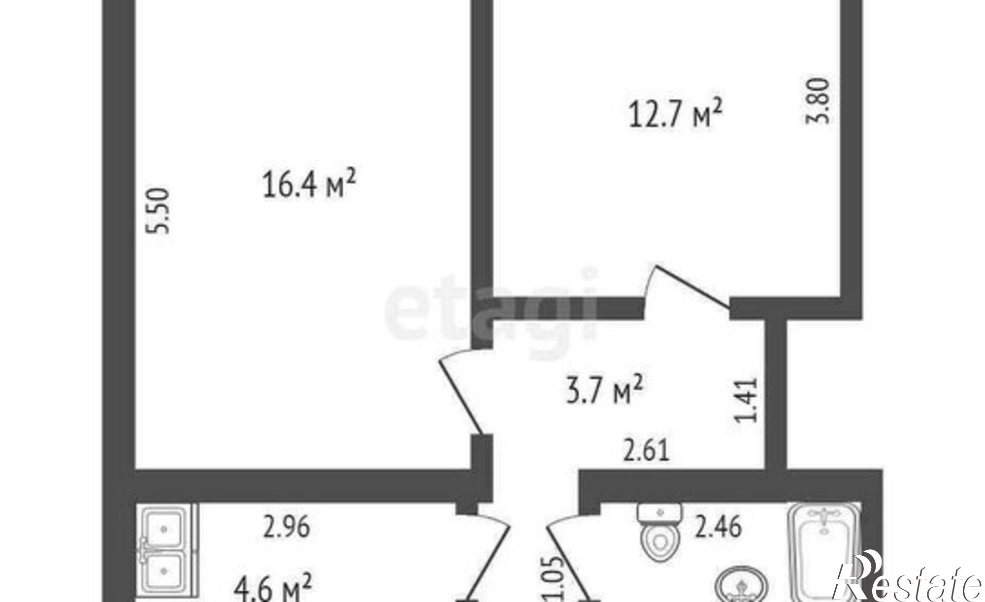 Купить квартиру за 4 500 000 рублей на ул 50 лет Октября, 63а