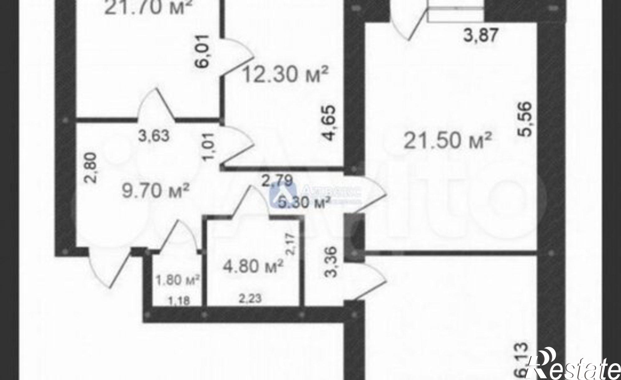 Купить квартиру за 10 200 000 рублей на улица Пермякова, 67