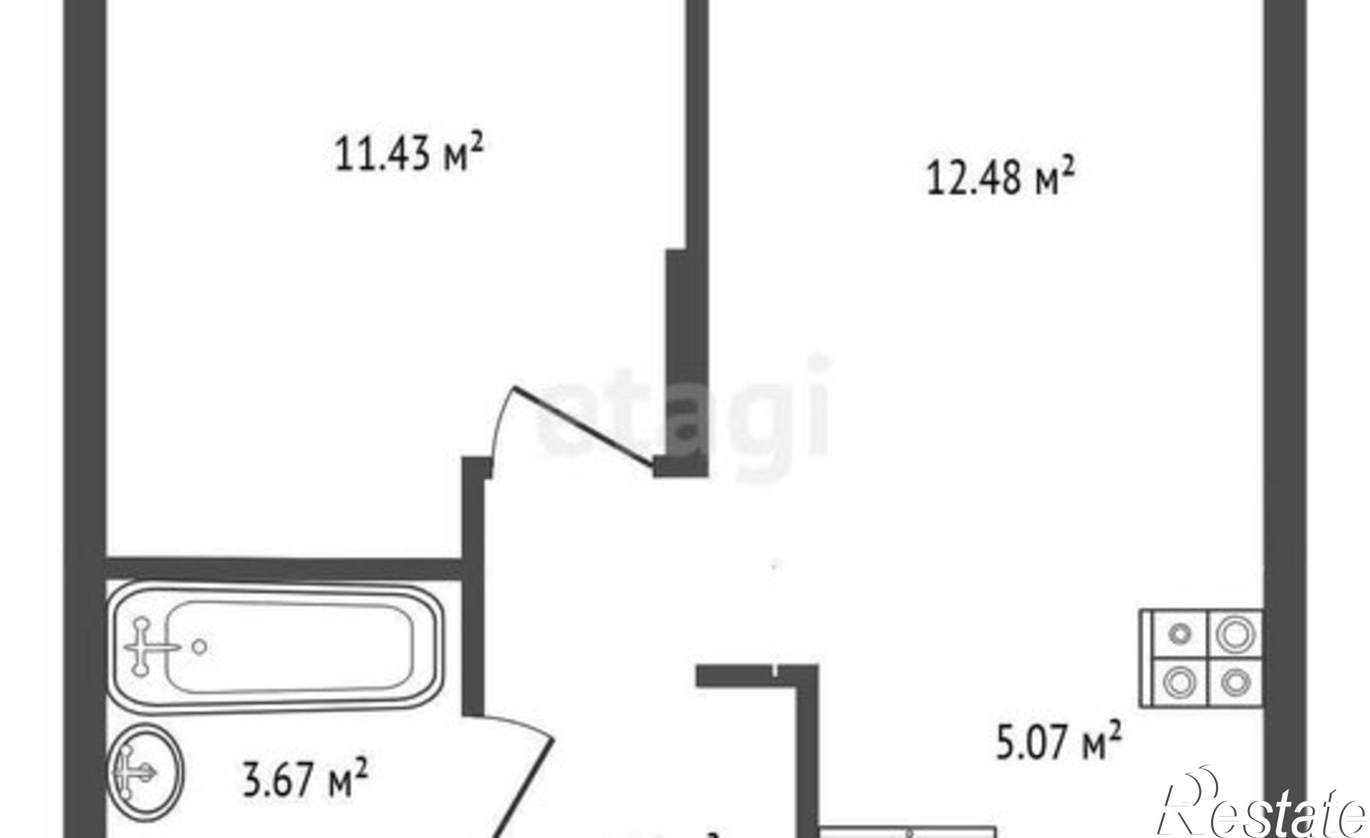 Купить квартиру за 5 100 000 рублей на улица Андрея Кореневского, 5