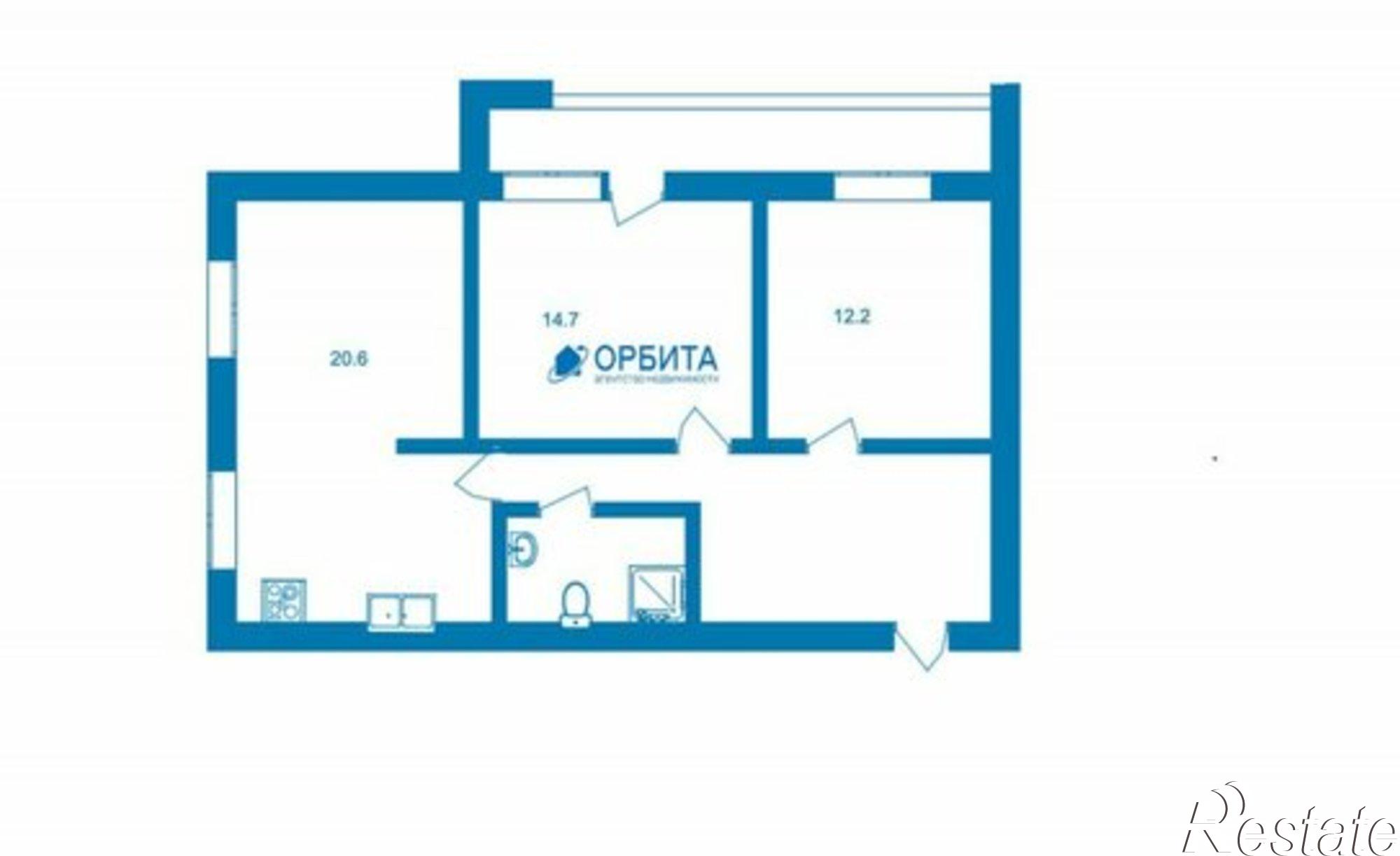 Купить квартиру за 7 500 000 рублей на улица Мельникайте, 129/1
