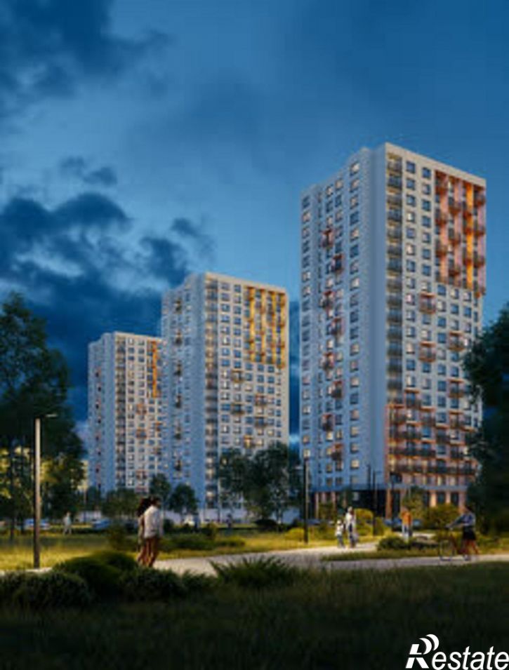 1-комн квартира в новом доме улица Бориса Прудаева, 7с2