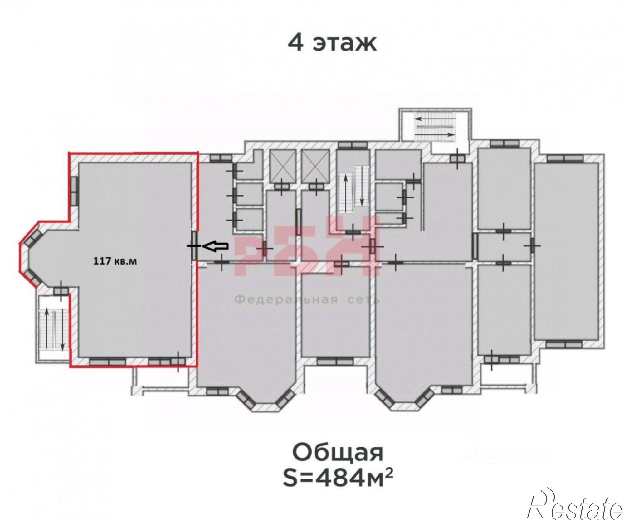 Сдать офис, помещение под офис за 94 507 рублей на улица Урицкого, 28 к1