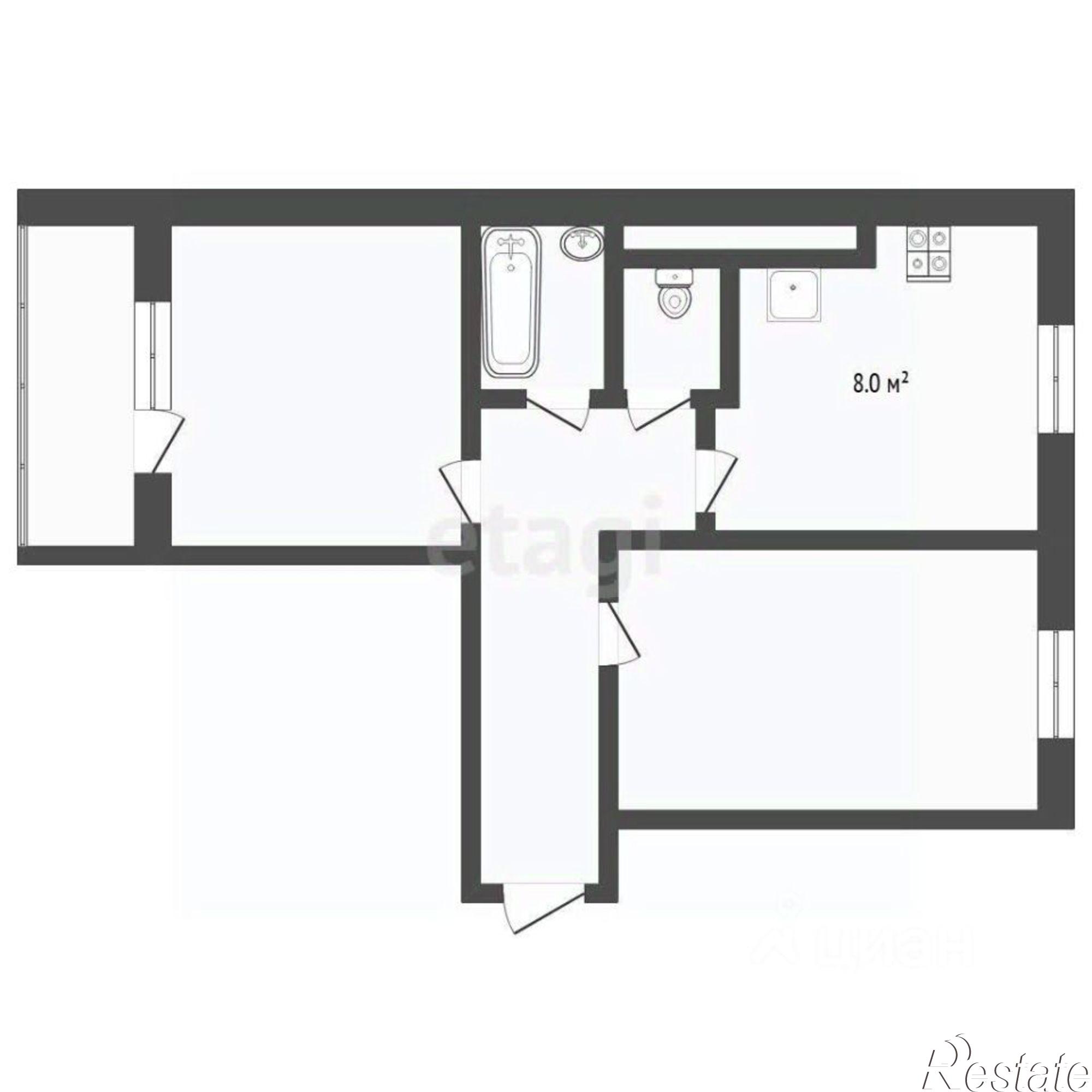 Купить квартиру за 6 000 000 рублей на ул Обдорская, 7