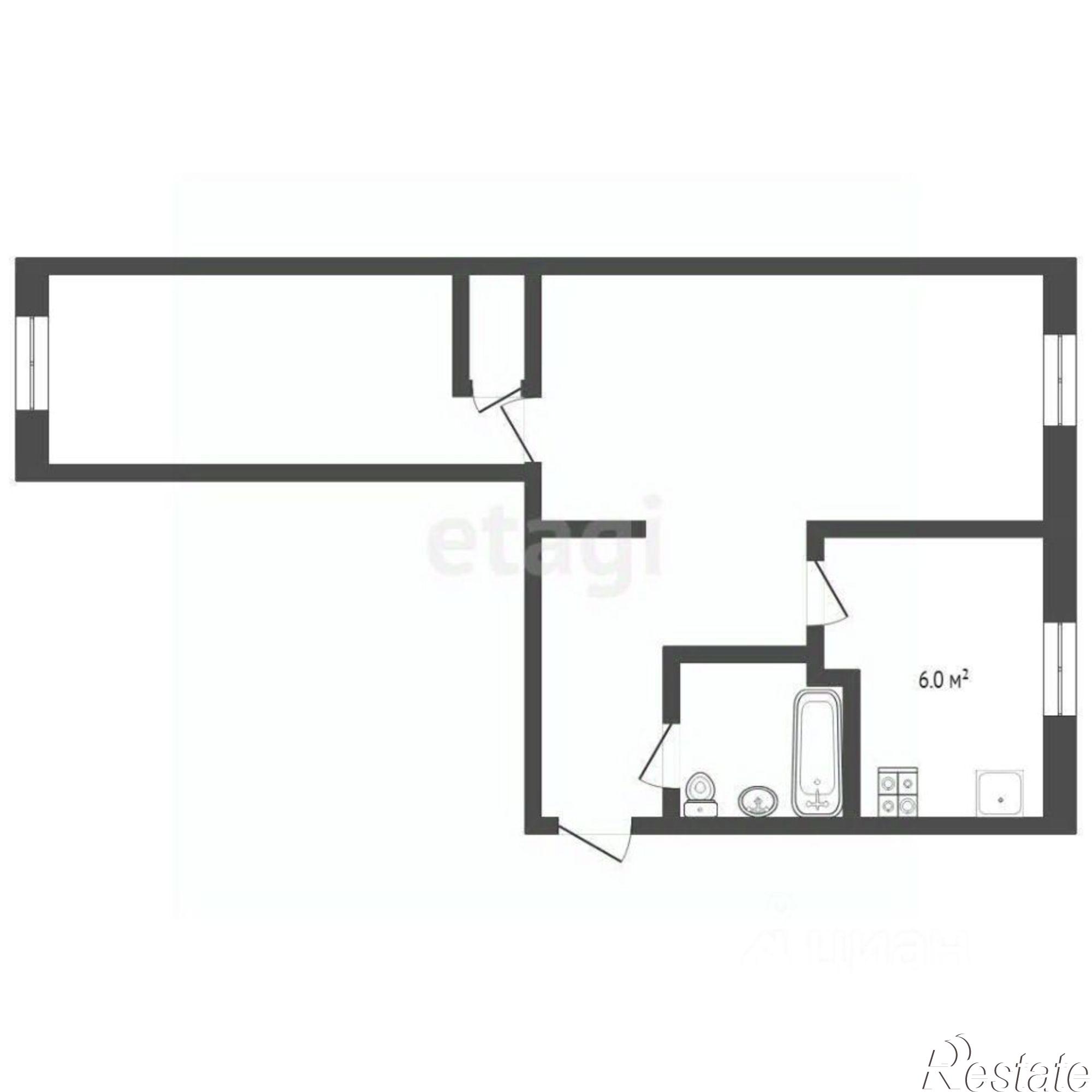 Купить квартиру за 5 000 000 рублей на ул Мельникайте, 64