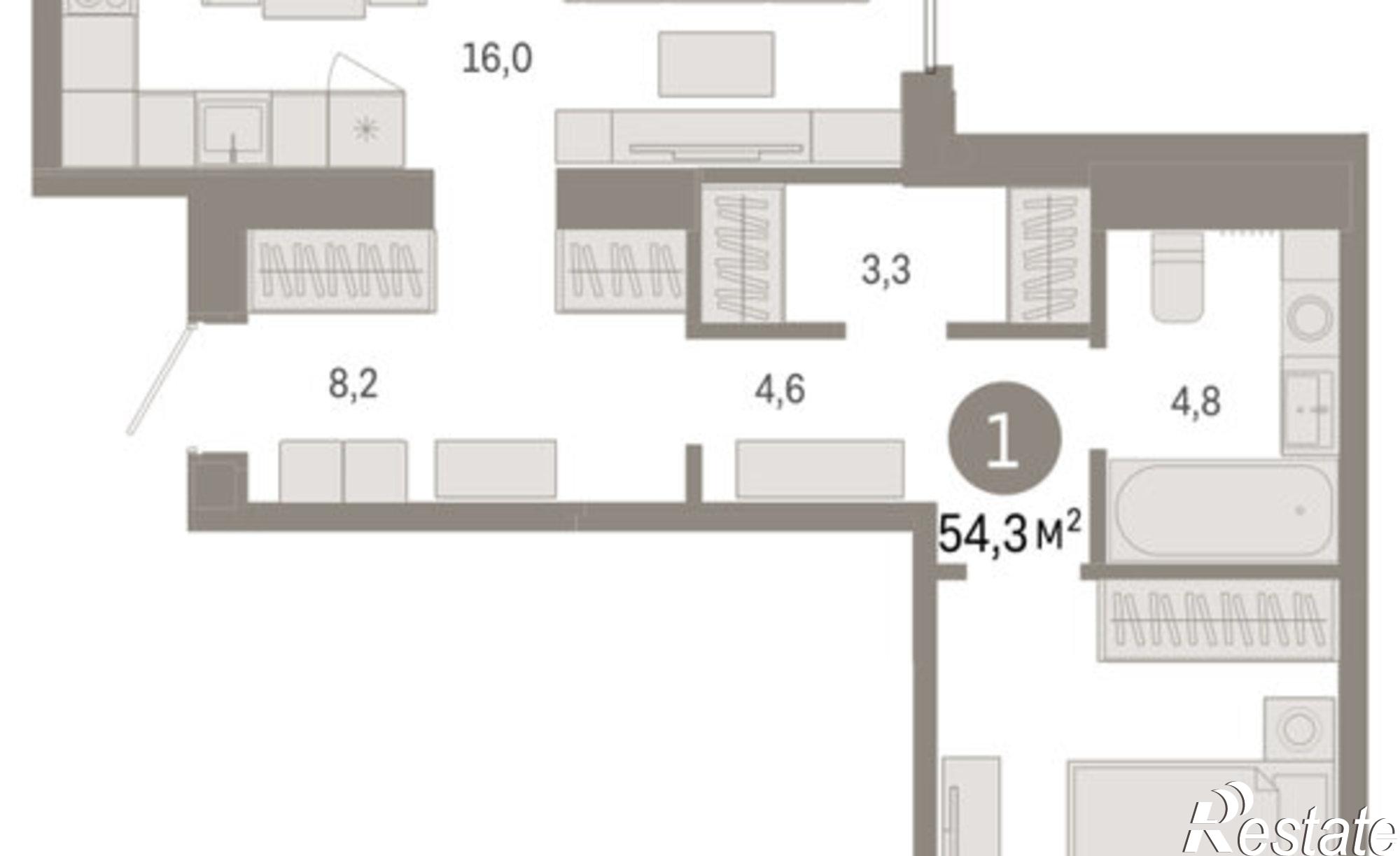 Купить квартиру за 11 300 000 рублей на ул Минская, 69