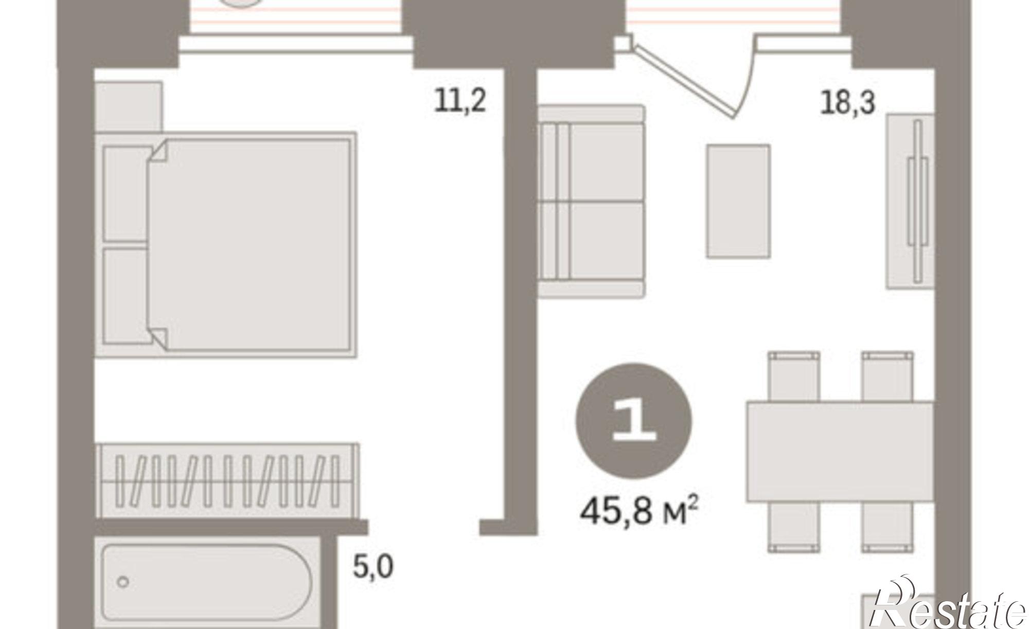 Купить квартиру за 8 990 000 рублей на Причальная улица, 7