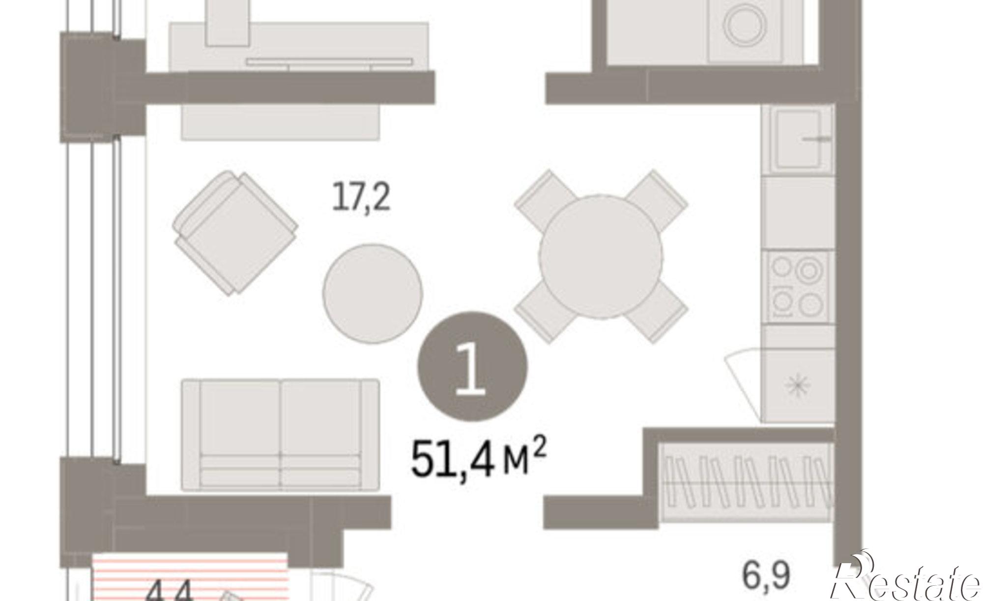 Купить квартиру за 8 780 000 рублей на ул Урайская, 67