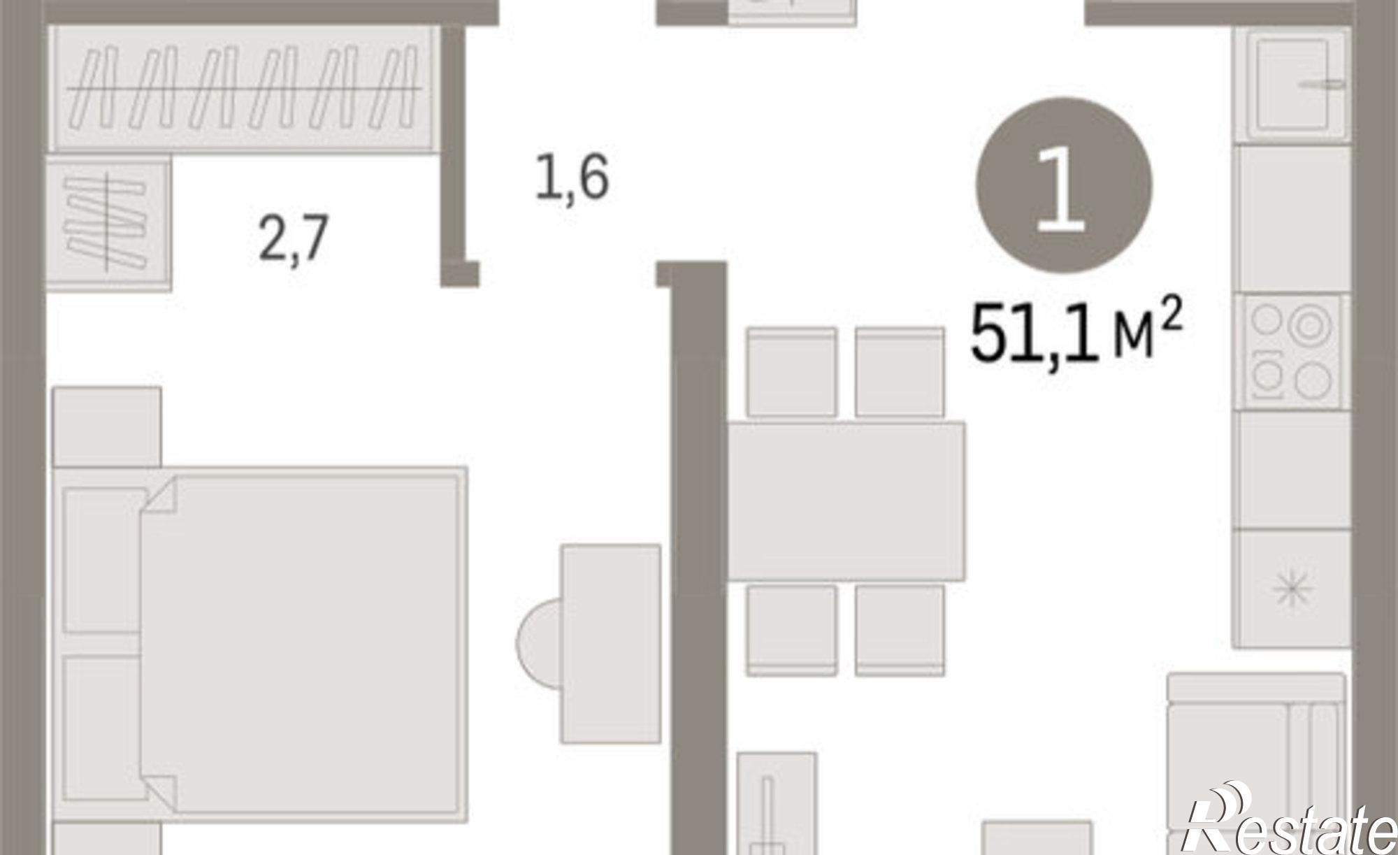 Купить квартиру за 7 650 000 рублей на Причальная улица, 11