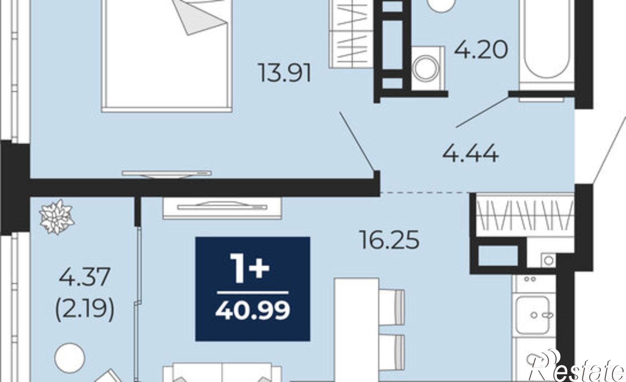 Купить квартиру за 6 204 890 рублей на ул Камчатская, 109