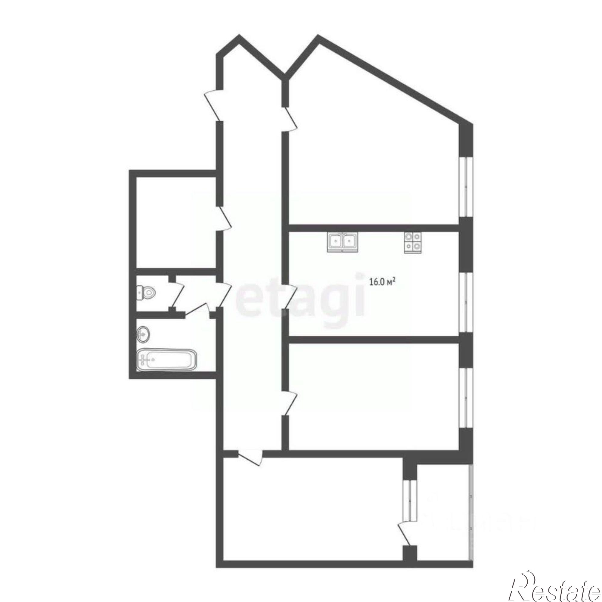 Купить квартиру за 6 700 000 рублей на Червишевский тракт, 31/1