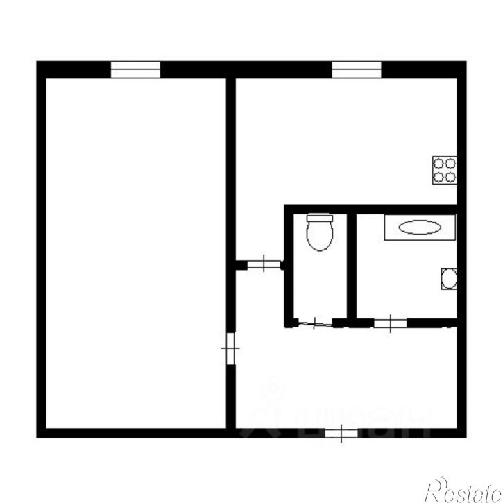 1-комн квартира Рижская улица, 78,  д. 78