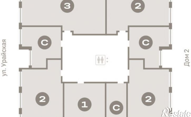 3-комн квартира в новом доме ул Урайская, 59,  д. 59