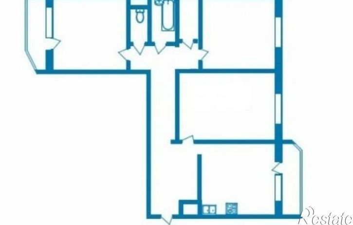 3-комн квартира улица Бориса Опрокиднева, 12,  д. 12