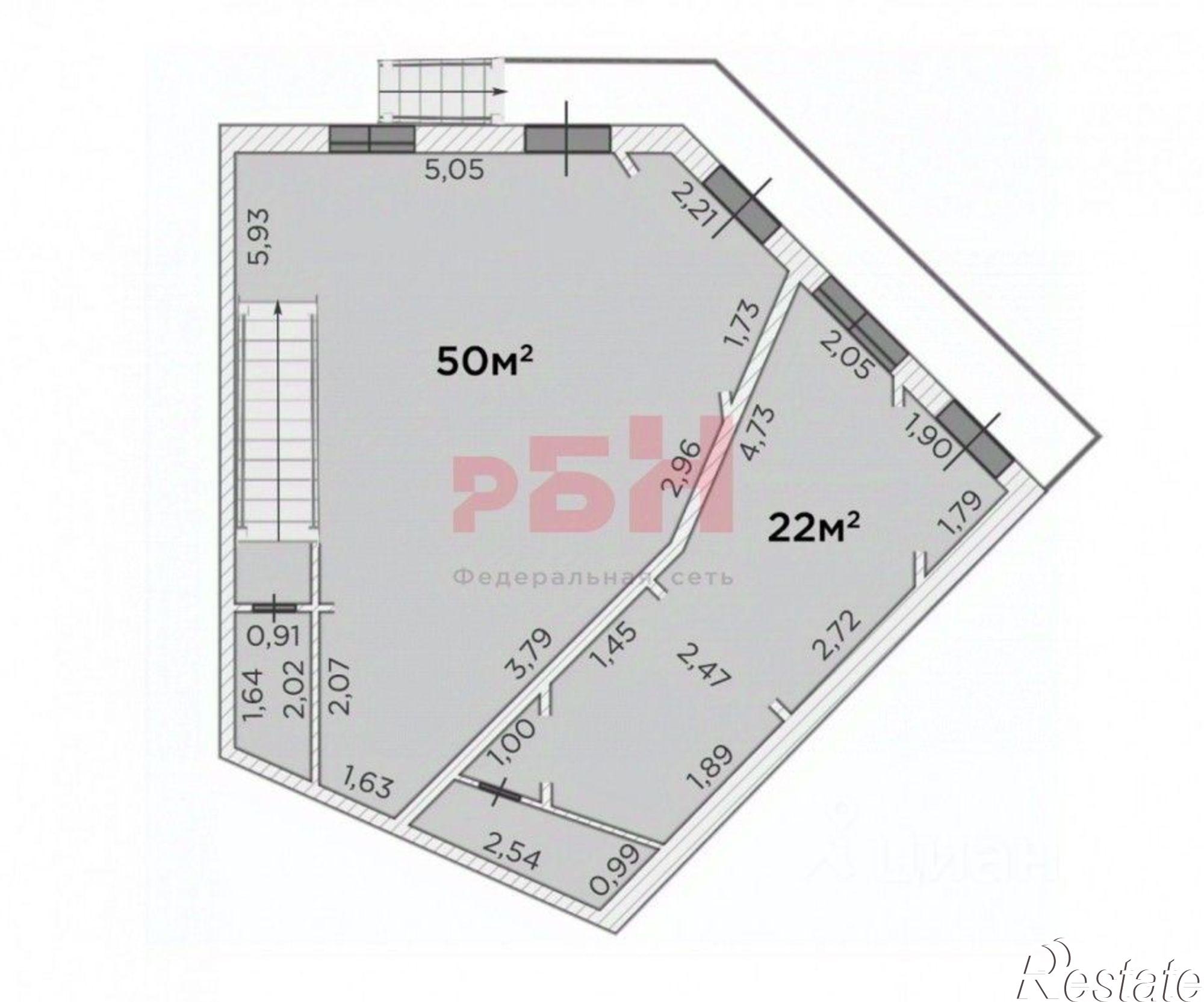 Купить торговое помещение за 5 390 000 рублей на Широтная улица, 154