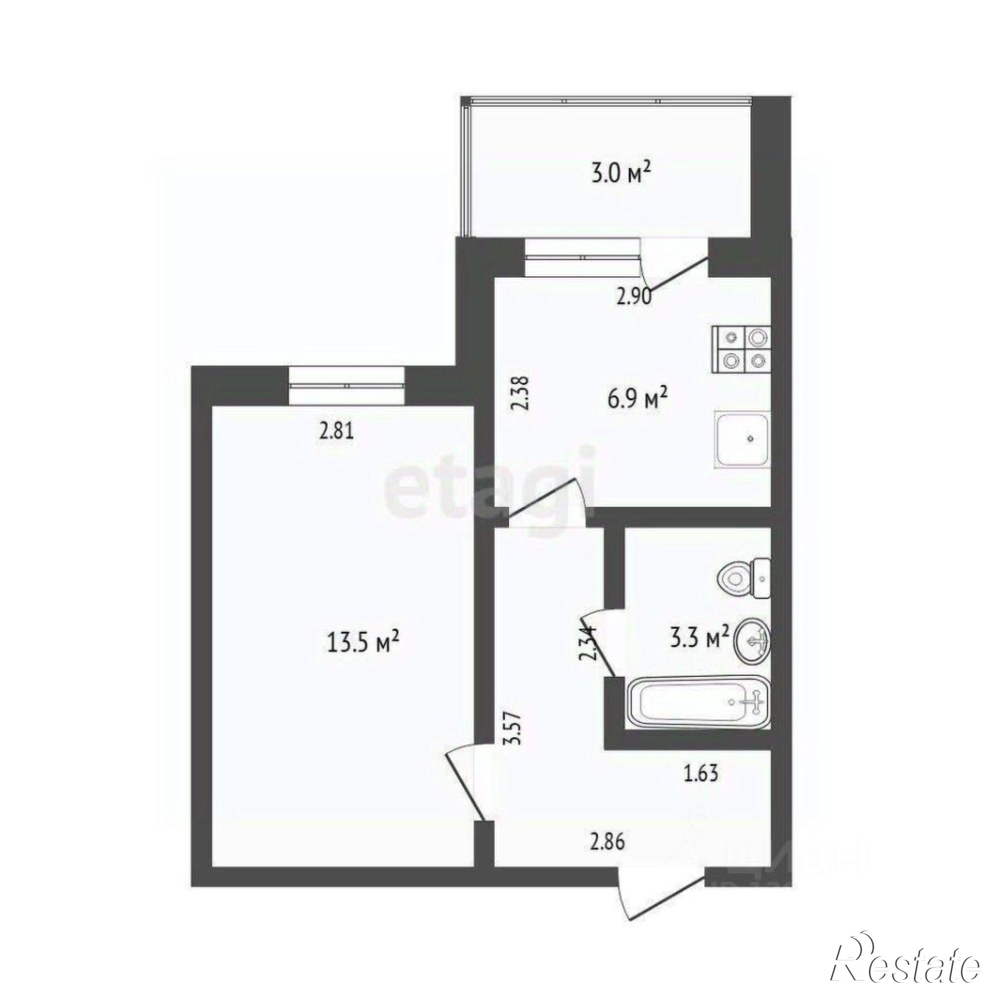 Купить квартиру за 4 400 000 рублей на ул Максима Горького, 10 1