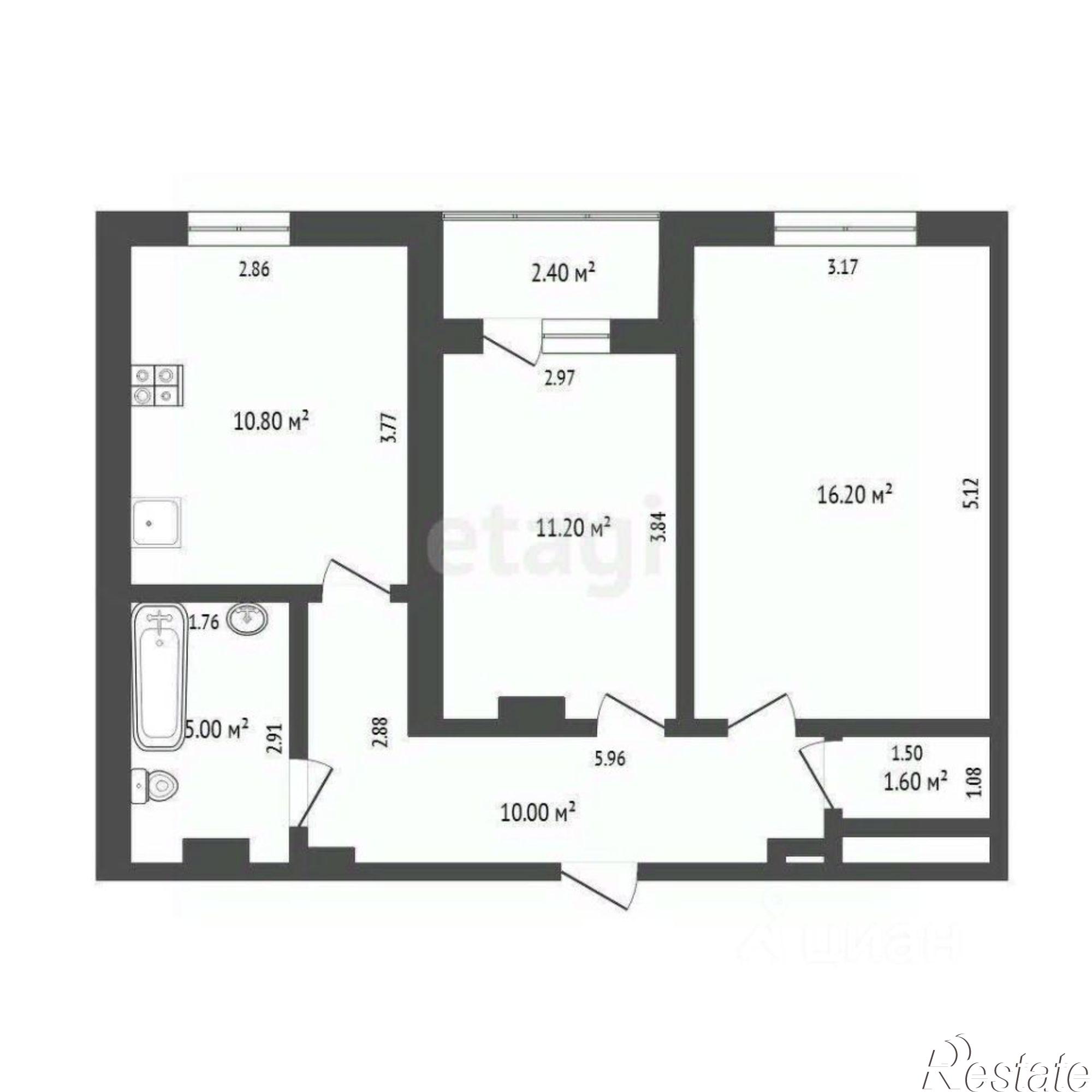 Купить квартиру за 7 999 000 рублей на ул 50 лет Октября, 57а 1