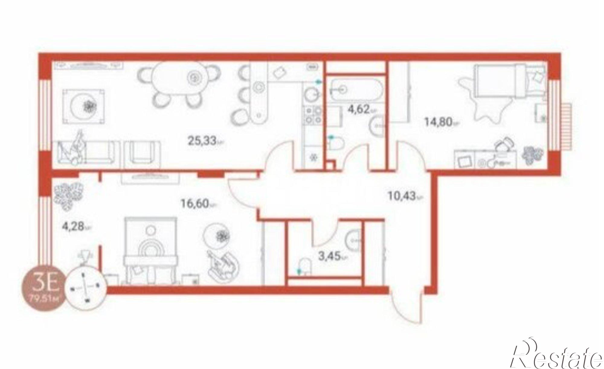 Купить квартиру за 13 000 000 рублей на улица Тимофея Кармацкого, 3