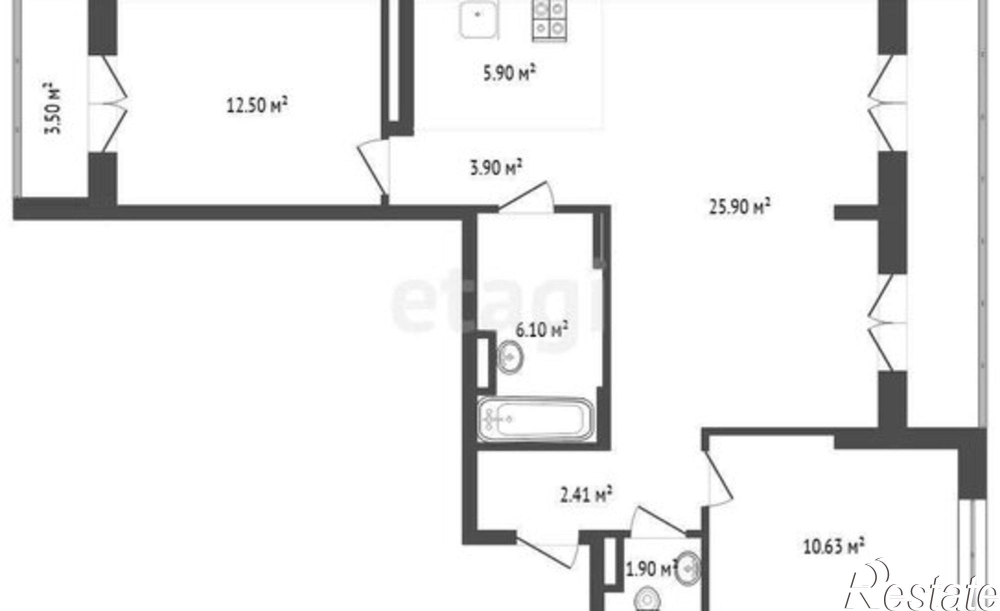 Купить квартиру за 14 000 000 рублей на улица Тимирязева, 8 к1