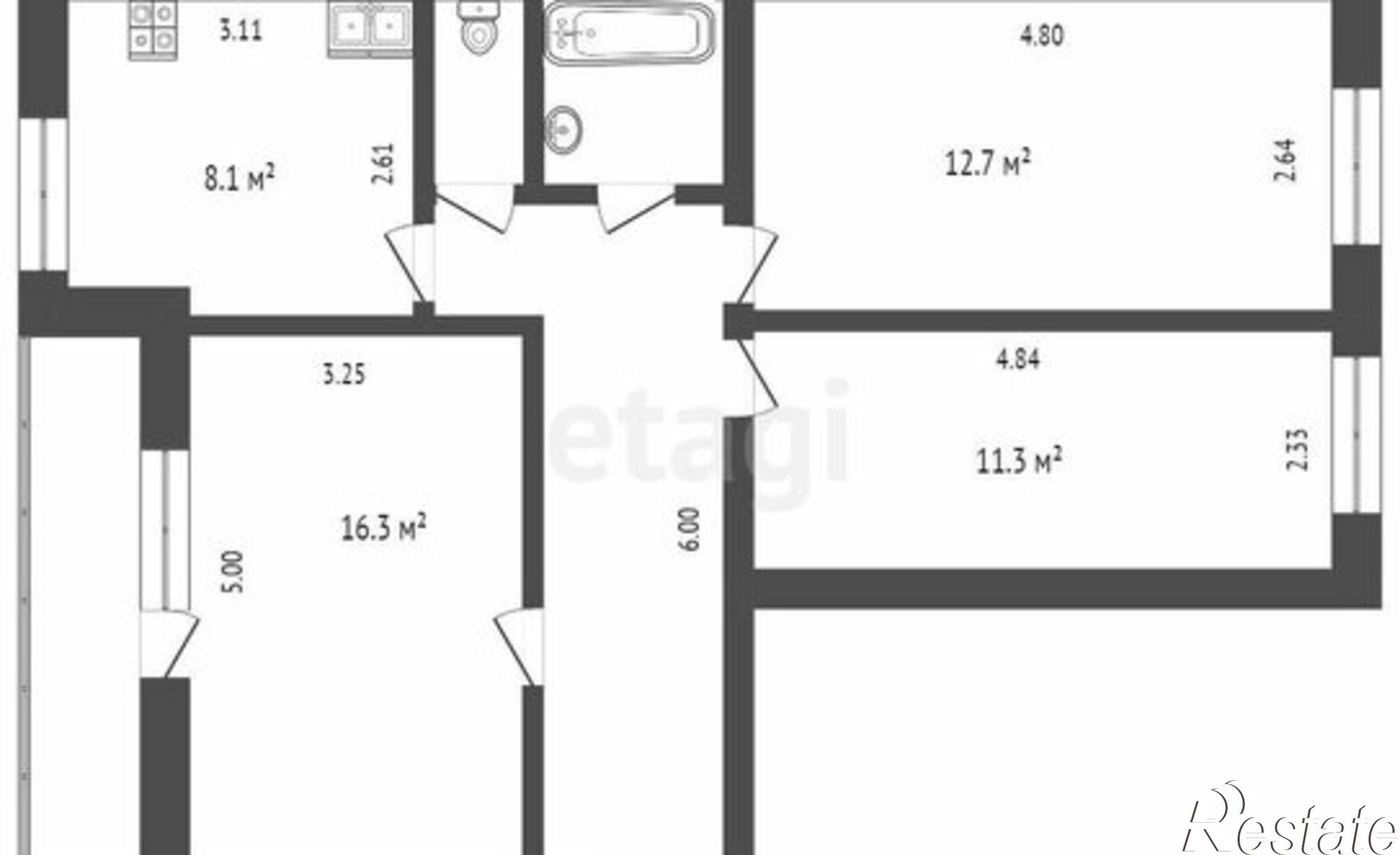 Купить квартиру за 8 500 000 рублей на улица Ватутина, 79
