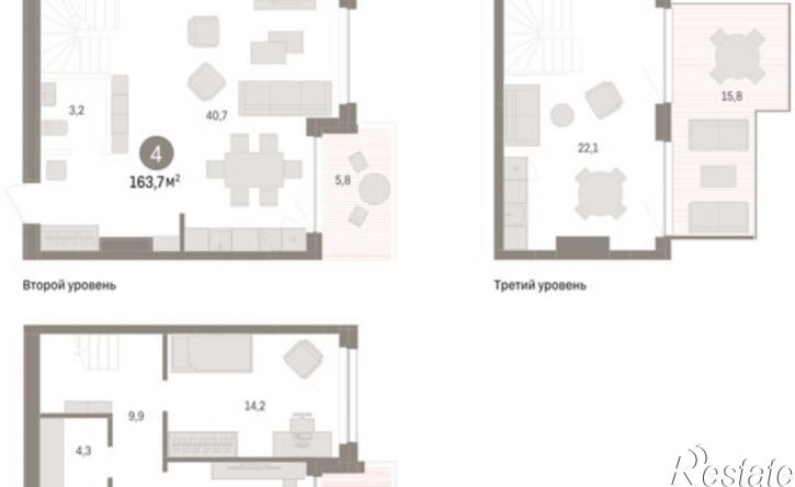 4-комн квартира в новом доме ул Урайская, 59,  д. 59