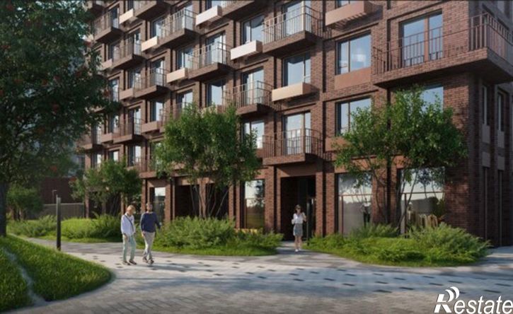 1-комн квартира в новом доме Береговая улица, 100 к1,  д. 100 к1