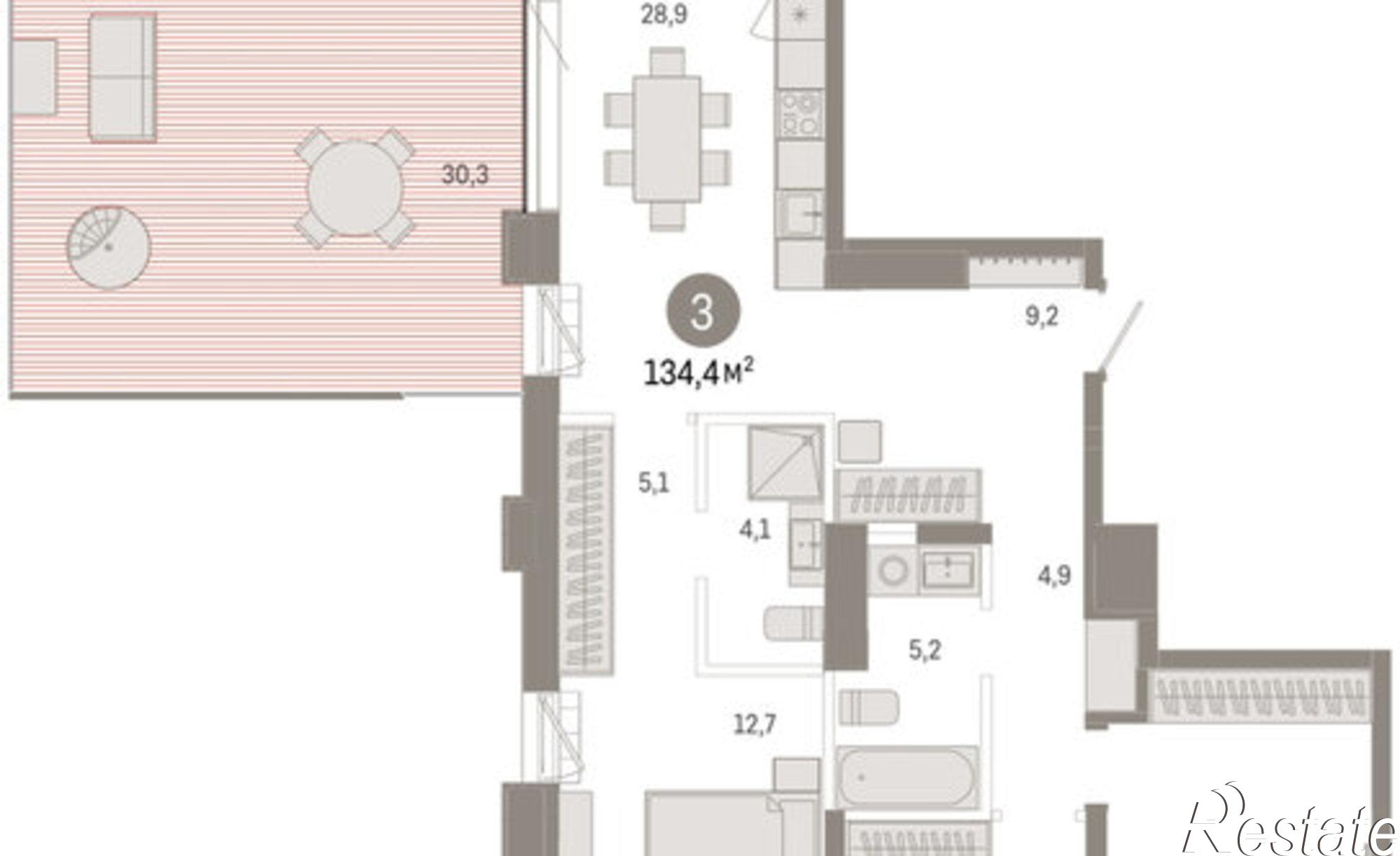 Купить квартиру за 18 260 000 рублей на ул Урайская, 67