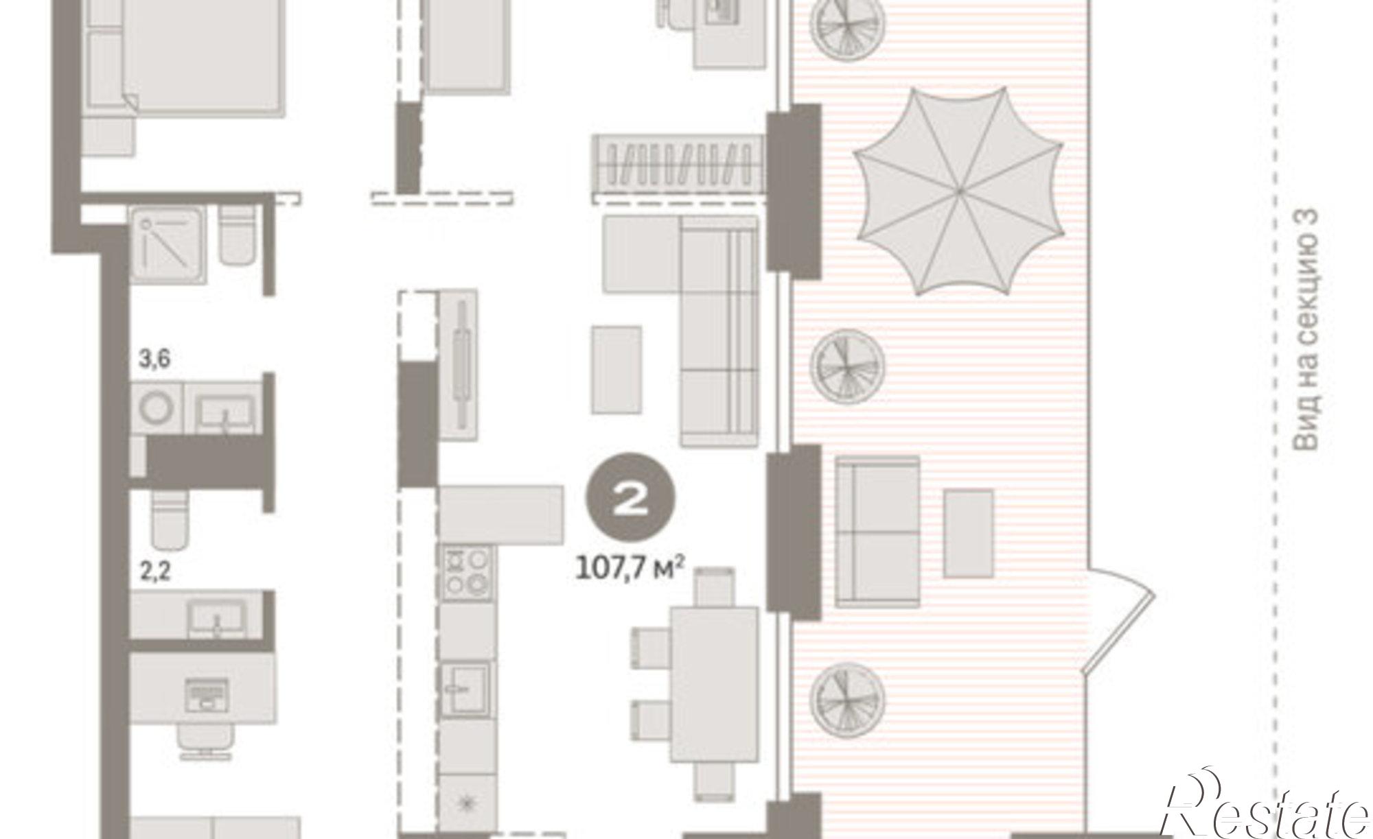 Купить квартиру за 15 580 000 рублей на Причальная улица, 7