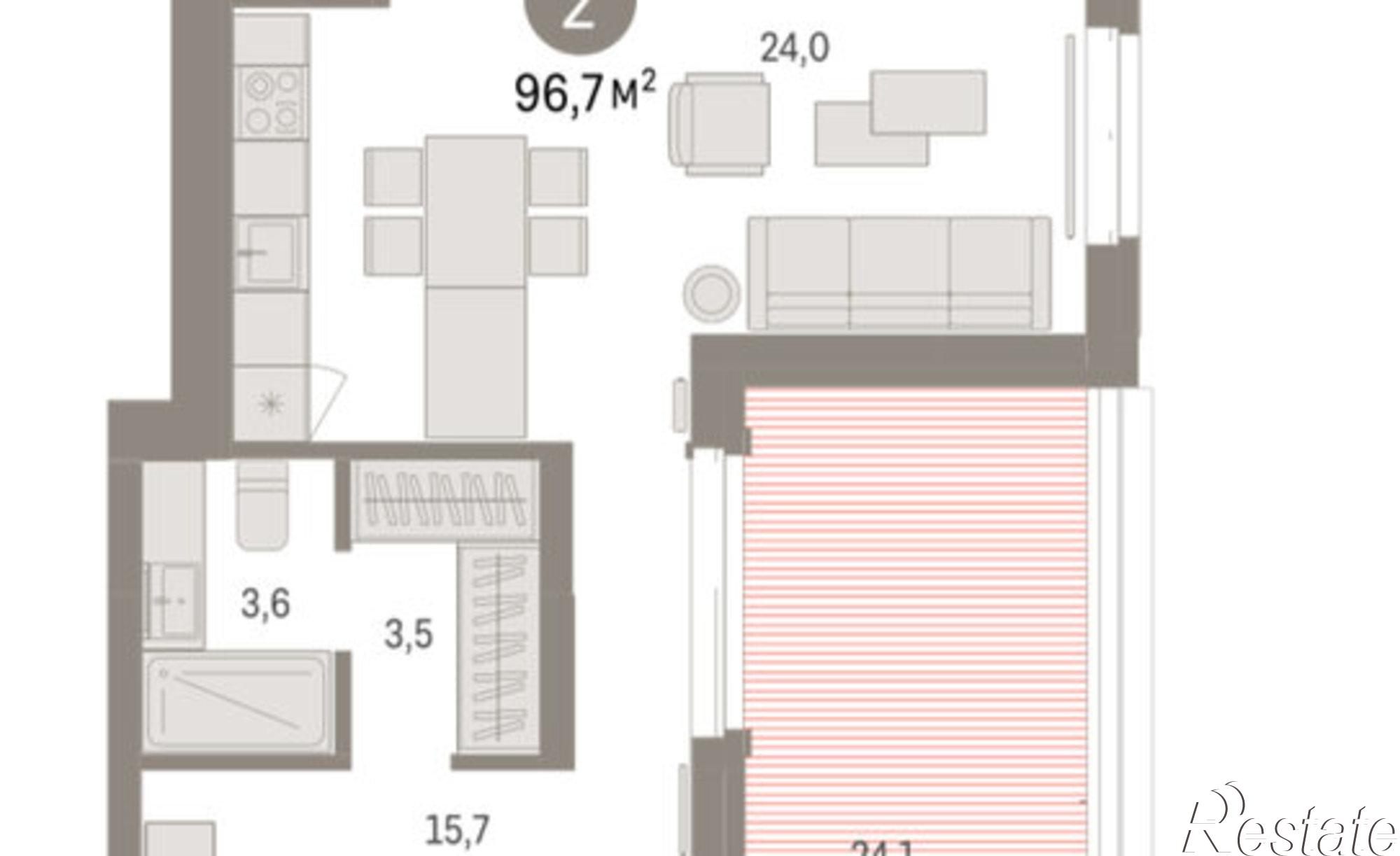 Купить квартиру за 13 940 000 рублей на ул Холодильная, 65/2