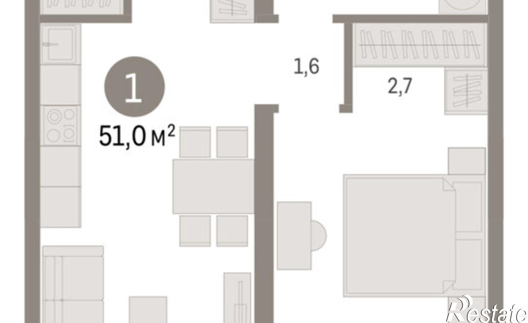 Купить квартиру за 7 730 000 рублей на Причальная улица, 11