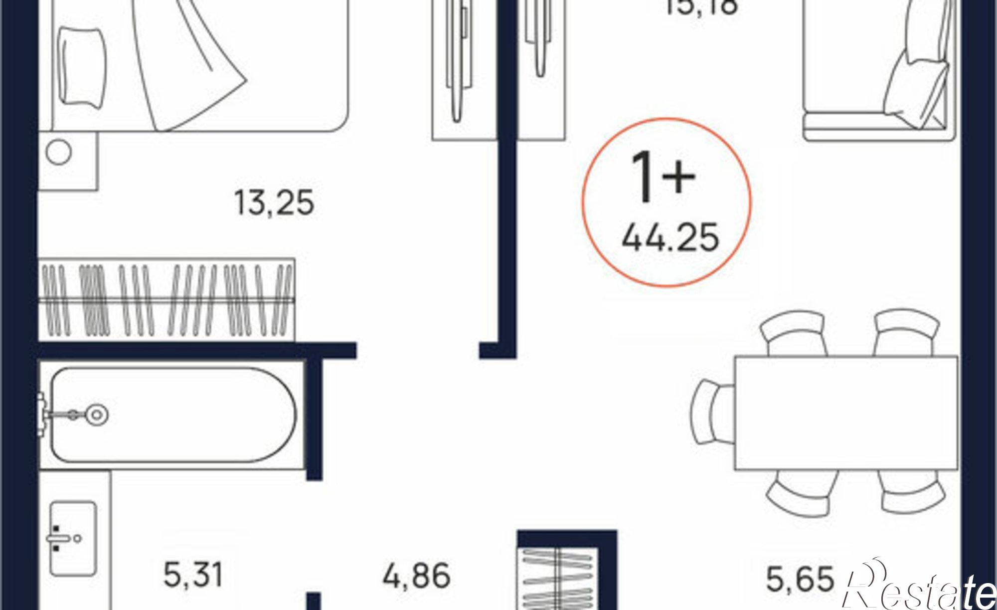 Купить квартиру за 6 755 000 рублей на улица Владислава Крапивина, 9