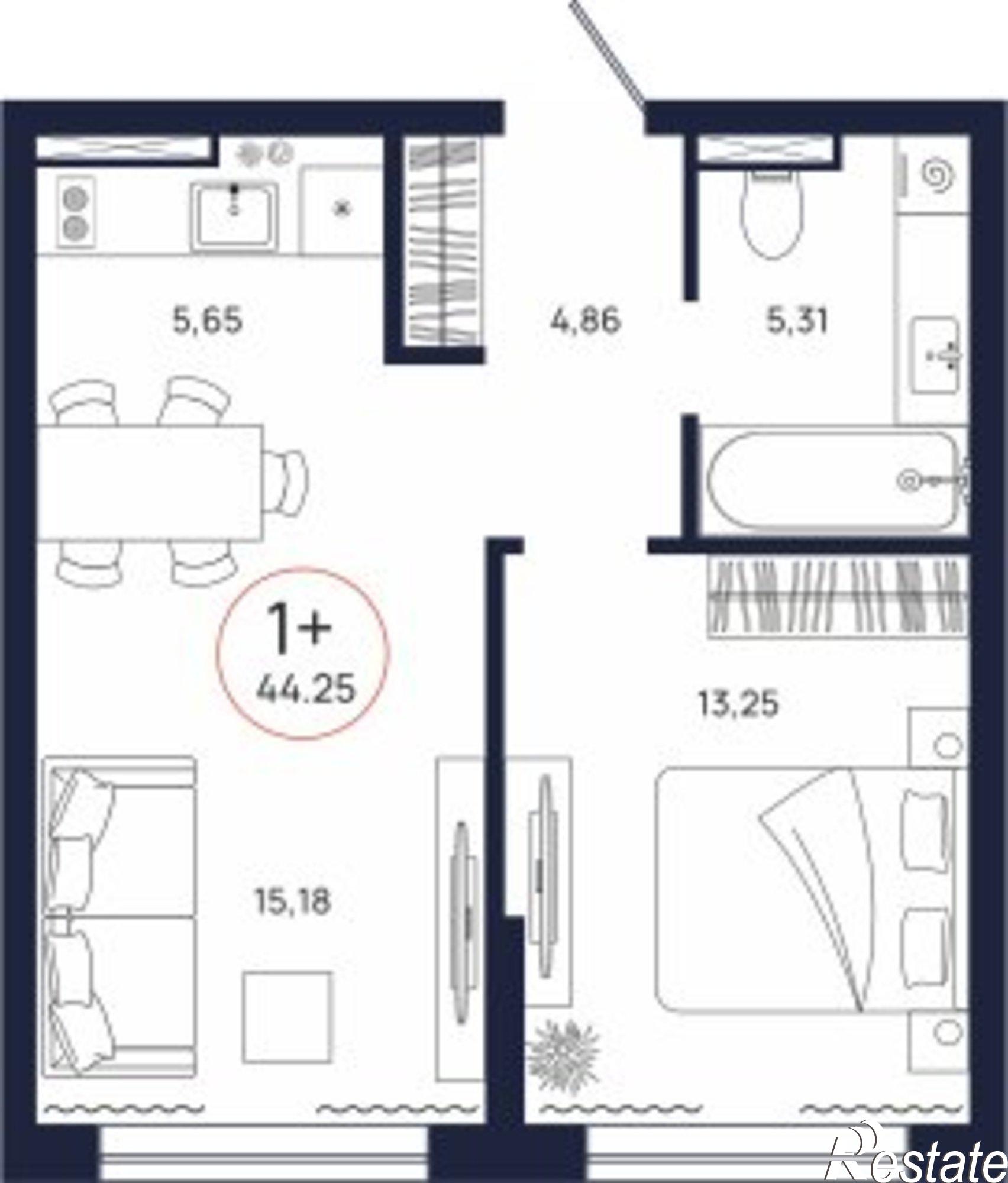 Купить квартиру за 6 755 000 рублей на улица Владислава Крапивина, 9