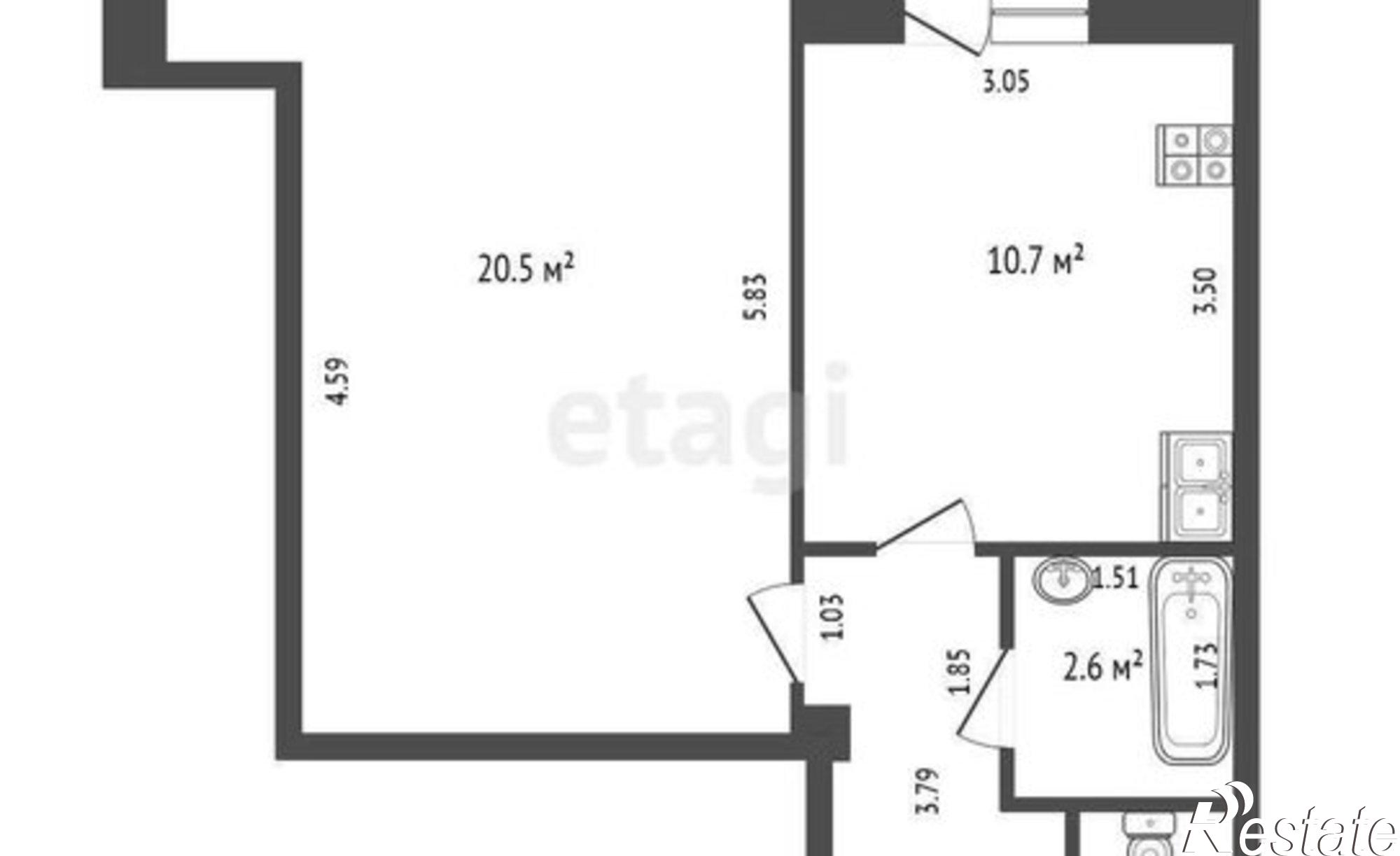 Купить квартиру за 5 100 000 рублей на улица Василия Гольцова, 3 к2