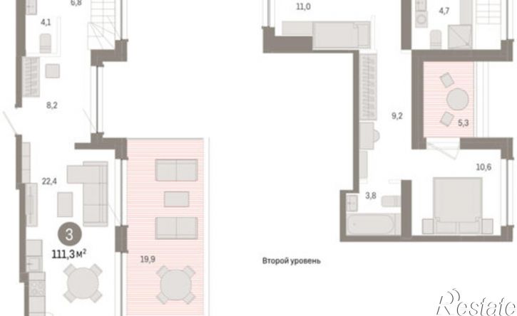 3-комн квартира в новом доме ул Урайская, 67,  д. 67